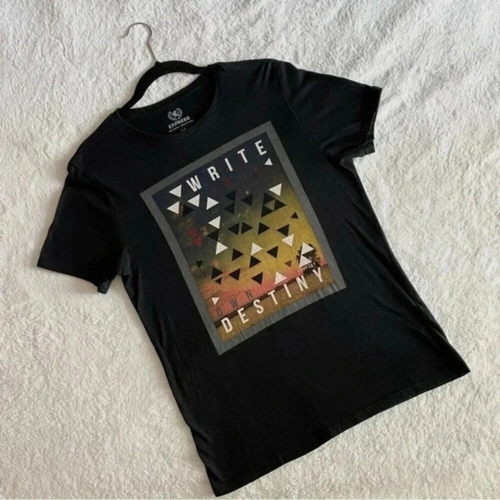 Express Black Graphic T-Shirt​